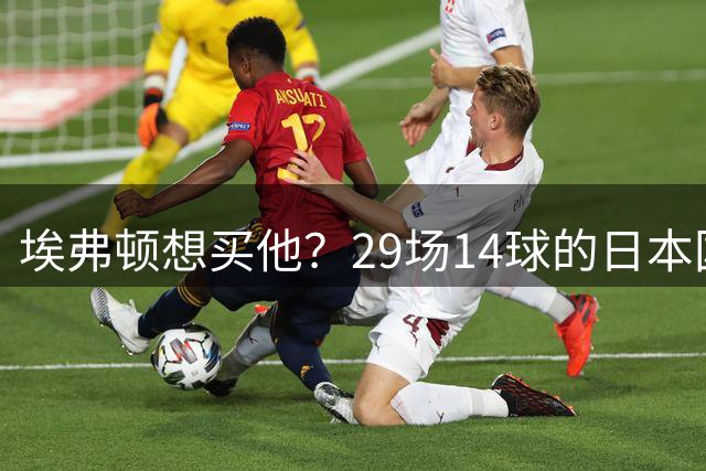 埃弗顿想买他？29场14球的日本国脚标价2500万，值不值？